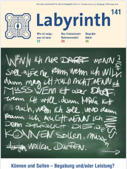 Titelblatt der Zeitschrift Labyrinth, Nr. 141