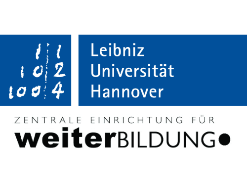 Logo der Zentralen Einrichtung für Weiterbildung (ZEW) der Leibniz Universität Hannover (LUH)