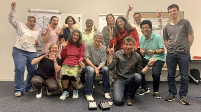 Gruppenfoto vom LWP-Ehemaligentreffen in Hannover (Präsenz) vom 22.09.2023